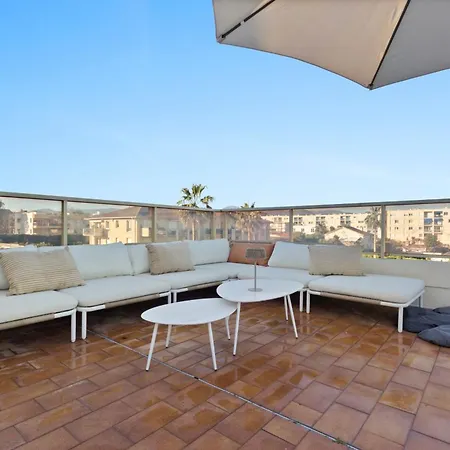 The Rooftop - Jacuzzi - Sea - 180 Terrace - Parking Antibes