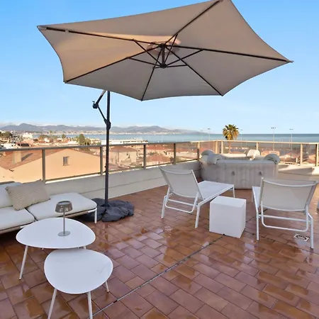 Apartment The Rooftop - Jacuzzi - Sea - 180 Terrace - Parking *